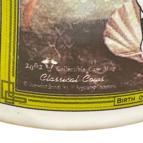 VTG 2002 Collectible Classical Cows Art Monet Quirky Humor Sherwood Brands - Picture 3 of 13